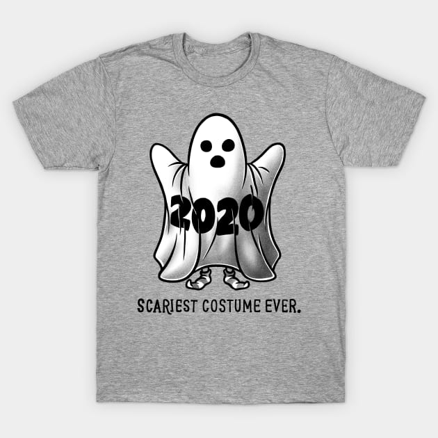 Scariest Costume Ever Funny 2020 Scary Ghost - Light T-Shirt by eduely